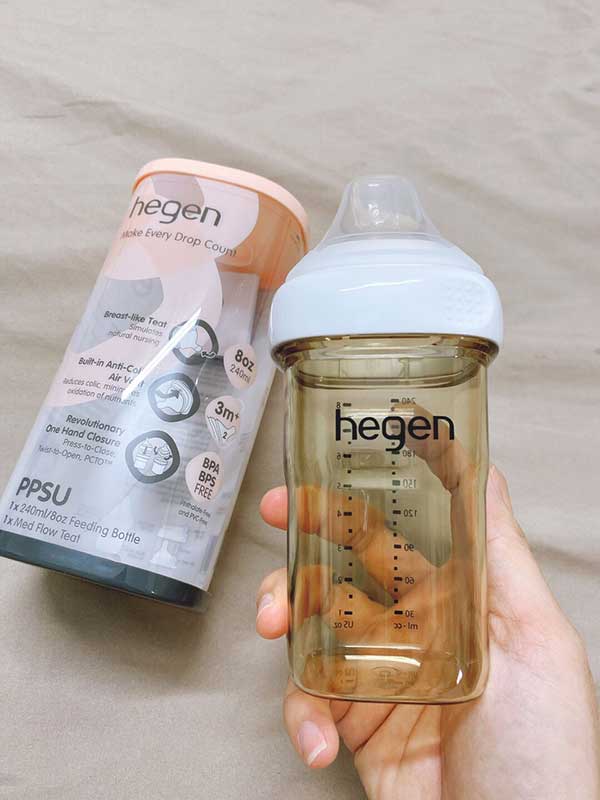 Sử dụng bình sữa Hegen như thế nào