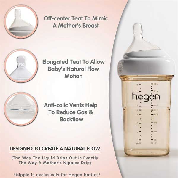 Thiết kế bình sữa Hegen